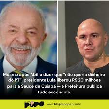 A gestão do prefeito Abílio Brunini (PL) publicou, de forma silenciosa e  sem qualquer destaque público, mais de R$ 20 milhões do governo federal em  emendas parlamentares da bancada federal de Mato