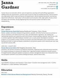 If you like the font and colors, use the choices provided or experiment with others that suit you and your unique style. Human Resources Resume