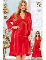 New Night 24099 Yilbasi Ozel Gecelik Sabahlik Takim Moda Stilleri Gecelikler Moda