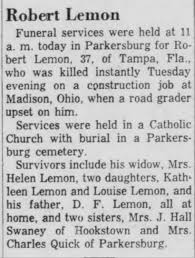 Obituary for Robert Lemon