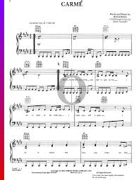 Muscles of torso / torso muscle models Carme Sheet Music Piano Voice Guitar Pdf Download Streaming Oktav