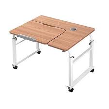 Koiuj Bed Tray Table With Folding Legs And Breakfast Tray Bamboo Bed Table Top Adjustable Dining Table Use As Lap Drawing Ta In 2020 Bed Table Bed Tray Table Bed Tray