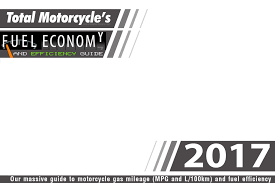 2017 motorcycle model fuel economy guide in mpg and l 100km