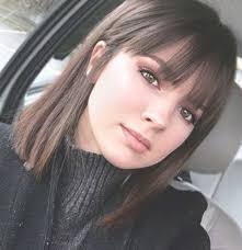 Hairstyles with bangs will always be fashionable and never go out of style. New Hair Bangs Lob Fringes Ideas Hair Haircuts Straight Hair Medium Hair Styles Short Straight Hair