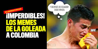 La selección colombia sufrió una humillante derrota ante ecuador en la fecha 4 de las eliminatorias sudamericanas, de cara al mundial de catar 2022. Los Memes De La Goleada De Ecuador 6 1 A Colombia