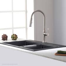 Maybe you would like to learn more about one of these? Kraus 33 Dual Mount 50 50 Double Bowl Black Onyx Granite Kitchen Sink Directsinks