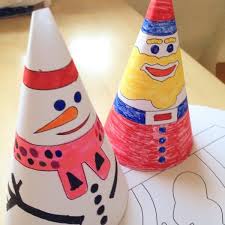 Nikolaus bilder zum ausschneiden : Bastelvorlage Schneemann Und Nikolaus Aka Weihnachtsmann Handmade Kultur