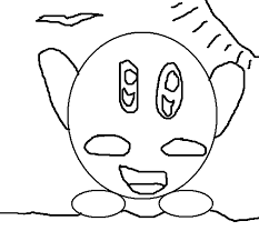 Finding kirby coloring pages for your kids. Kirby Coloring Page Coloringcrew Com
