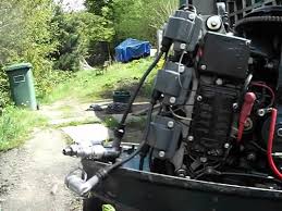 Demonstration of yamaha 85hp 2 stoke engine being run up on a work rack. Yamaha 85 Hp Outboard Youtube