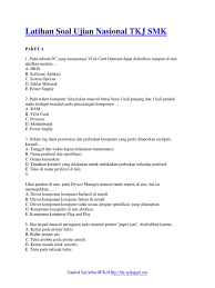 Maybe you would like to learn more about one of these? Soal Tes Smk Tkj Jawabanku Id