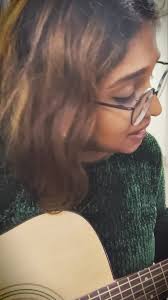 A Quick One 😌😉, ., ., @chinmayisripaada , @shekharravjiani , ., ., ., .,  #coversong #rawsinging #zehanaseeb #singing #hindicoversong #hindi  #guitarcover