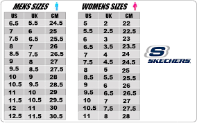 Skechers Shoes Chart