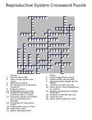 Modify with your own questions and answers. Reproductive System Crossword Puzzle Answer Key 5hsurgxfwlyh U00036 Vwhp U0003 Urvvzrug U00033x Oh U0014 U0014 U0015 2 9 5 U0015 U0013 6 U0015 U0014 7 U0014 U0018 U001a U001b U001c U0014 U0014 U0014 U0016 U0014 U001a U0014 U001b