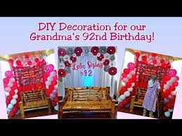 See more ideas about wedding decorations, grandmas birthday party, 100th birthday party. Grandma S 92nd Birthday Decoration L Easy Diy Paper Fan Decor Youtube
