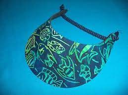 Women Foam Sun Visor Hat Black White Tan Beach Sun Visor Elastic Coil Backing Ebay Sun Visor Hat Visor Hats Visor