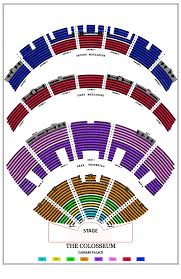 Colosseum Seating Chart Colored Final The Colosseum At