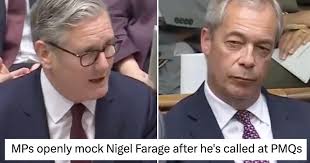 Keir Starmer's magnificent pre-emptive takedown of Nigel Farage at PMQs was  a masterclass in comic timing LINK IN COMMENTS