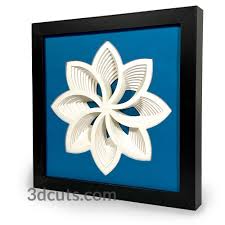 Download Stacked Leaf Shadow Box 3dcuts Com