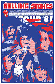Rolling Stones Black And Blue Poster Rolling Stones Concert Posters Pontiac Silver Dome Concert Poster Concert Posters Rolling Stones Rolling Stones Concert