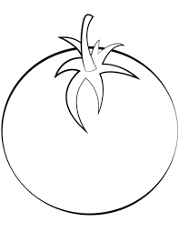 Dibujo Tomate Para Colorear