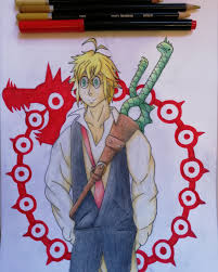Merlin「マーリン」 is the boar's sin of gluttony of the seven deadly sins. Sir Meliodas By Drawingbythebook On Newgrounds