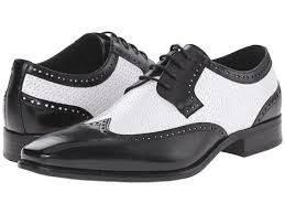 Black And White Stacy Adams Shoes 