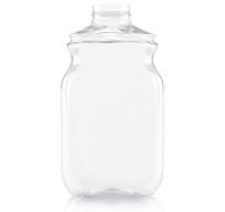 300ml Clear Plastic Upside Down Honey Bottle Snap On Finish