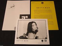 Betty Boo Grrr It S Betty Boo 1992 Press Kit Photo
