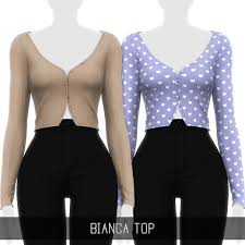 These sims 4 mods can change the entire way you approach the game. Bianca Top Patreon Sims 4 Clothing Sims 4 Mods Clothes Sims 4 Dresses
