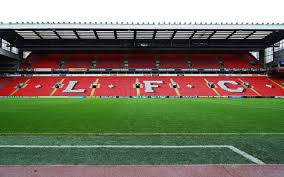 Football fans celebrate at anfield stadium as liverpool fc win the premier league title after chelsea beat manchester city tonight ensuring liverpool. Anfield Stadium Pitch Anfield Statium 1280x800 Download Hd Wallpaper Wallpapertip