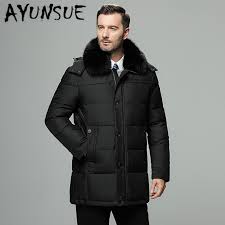 Pendant la saison froide, elle défile sans complexe dans les rues, remplaçant manteaux on n'hésite pas à l'associer à un bonnet, sous sa capuche doublée de laine, et à des bottes ou des baskets. Ayunsue Doudoune Homme Manteau D Hiver Hommes Reel Rex Lapin Fourrure Col Grande Taille Veste Chaud Doudoune Homme 687 Yy1341 Aliexpress