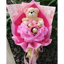 Gambar coklat valentine dan bunga. Bless Shop On Instagram Ready Stock Valentine Bouquet With Ferrero Rocher Boneka Coklat Bunga Prize 150 0000 Sudah Ide Hadiah Valentine Bunga Kertas