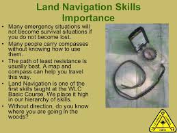 Proficiency with navigator's tools lets you chart a ship's course and follow navigation charts. Land Navigation With Map And Compass