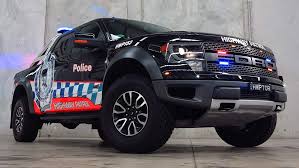 The internal bypass technology features an electronic solenoid valve that provides active damping. Ford F150 Raptor The Toughest Police Car In Australia Car News Carsguide