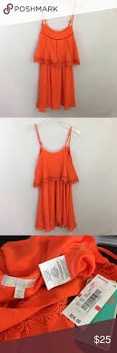 Nwt Gianni Bini Gb Orange Dress Beautiful Bright Orange