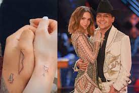 A través de redes sociales. Belinda Y Christian Nodal Celebran Su Amor Con Tatuajes
