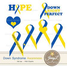 Down Syndrome Awareness Digital Papers And Blue Yellow Ribbon Etsy Down Syndrome Awareness Digital Paper Awareness
