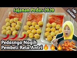 Makan makanan pedas khususnya, bisa bantu redakan stres. Ide Jualan Jajanan Pedas 2020 Cilok Geprek Youtube Makanan Pedas Resep Ide Makanan