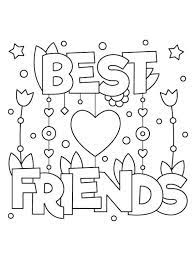 Also, it ranges from simpler to more complicated ones. Friends Forever Bff 3 Best Friends Coloring Pages Novocom Top