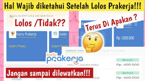 Diketahui, pendaftaran kartu prakerja gelombang 8 resmi dibuka pada kamis (10/9/2020). Jika Dashboard Prakerja Dalam Proses Saldo Sudah Masuk Artinya Apa Lakukan Ini Youtube