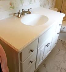 The spruce / kevin norris white natural stone is a timeless, classic material for countertops, but in to. Venaro White Corian Countertop Shower With Bathroom Update Akron Oh Traditional Bathroom Cleveland By Cabinet S Top Houzz