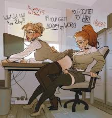 Shemale office porn