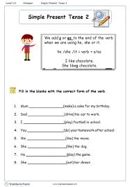 The simple present tense is simple to form. Simple Present Tense 2 English Treasure Trove