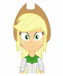 1 thanks thanks 1 favourited this set has 2 different shirts for applejack, the first shirt. 1585694 Applejack Artist Thebarsection Clothes Confused Mlp Eg Applejack Sad Transparent Png Download 2442100 Vippng