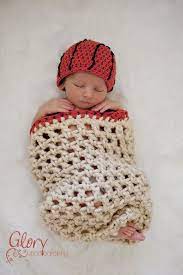 Basketball Net Cocoon And Basketball Hat Newborn By Landyknits 35 00 Crochet Baby Cocoon Newborn Baby Cocoon