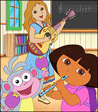 Dora botas hey dora eso es dora dora dora la exploradora hey dora salen corazones desde la aurora necesito tu ayuda para llegar ala montaña vamos salta let's gotu puedes guiarla consulta a mapa tutututu dora zorro no te lo lleves zorro no te lo lleves oo rayos dora la exploradora! Me Llamo Dora An Explorer In Modern America Npr