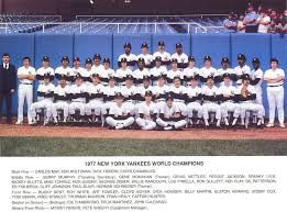 1977 Yankees Team Photo New York Yankees Baseball World Series New York Yankees Baseball