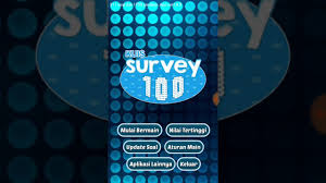 Yaitu family 100 , dimana dengan game ini kita akan menebak pertanyaan yang di sediakan yang dari setiap pertanyaan itu kita dapat dari mensurvey banyak orang , family 100 game , family 100 terbaru ,family 100 indonesia. Kuis Survey 100 Dunia Sekolah