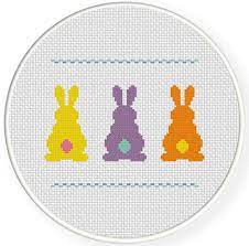 Maybe you would like to learn more about one of these? Bunnies Behinds Cross Stitch Pattern Daily Cross Stitch
