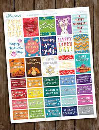We have several new planner kits available and a free winter planner stickers at the bottom of this page. Printable Holiday Planner Stickers Pdf Jpg Files Us Etsy Holiday Planner Stickers Planner Erin Condren Printable Planner Stickers